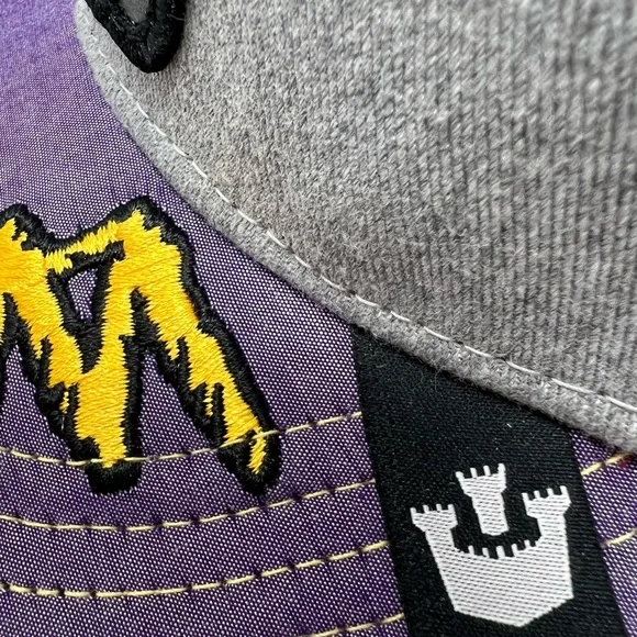 GOORIN BROS Animal Farm ‘Limited Edition’ Meh Lazy Bear Trucker Hat Gray Purple